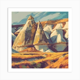 Turkish Landscape Painting Art Print