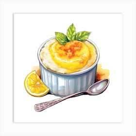 Lemon Custard Art Print