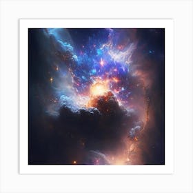 Nebula Galaxy Art Print