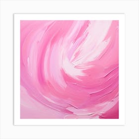 Abstract Pink Painting 1 Art Print