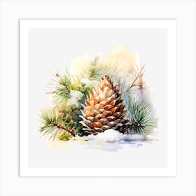 Pine Cones 1 Art Print