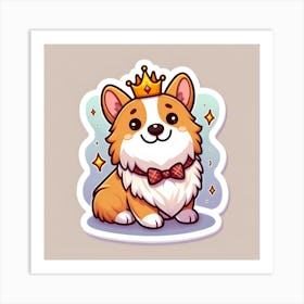 Corgi 1 Art Print