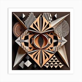 Paper Cut Art Art Print