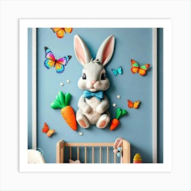 Bunny Wall Art Art Print