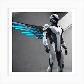 Futuristic Space Suit 8 Art Print