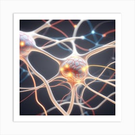 Neuron Stock Videos & Royalty-Free Footage 6 Art Print