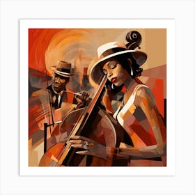 Jazz Lovers 9 Art Print