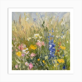 Summer's Fragrant Canvas 1 Art Print