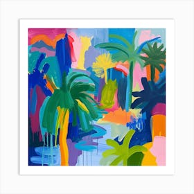 Abstract Park Collection City Park New Orleans 2 Art Print