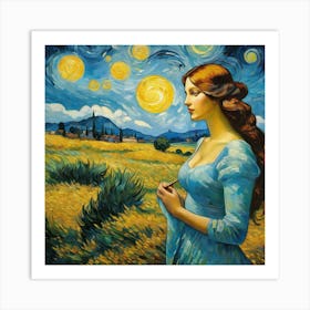 Starry Night td Art Print