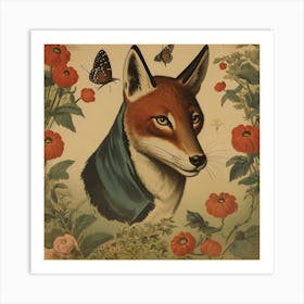 Default Default Vintage And Retro Animal Advertising Aestethic 0 Art Print