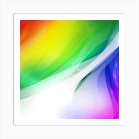 Rainbow Background Art Print