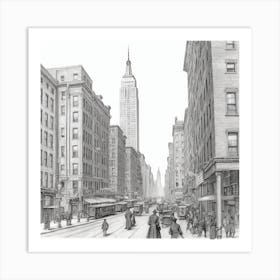 Empire State Building 1 Art Print