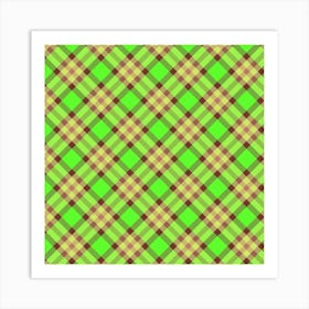 Plaid Background Art Print