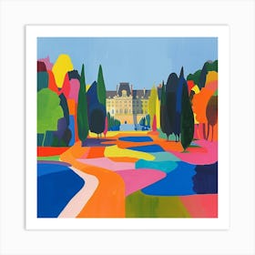 Colourful Gardens Tuileries Garden France 3 Art Print