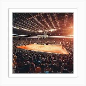 Basketball Court 24 Art Print