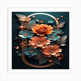 Paper Flowers Art Print