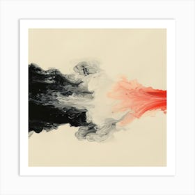 Smoke And Fire Art Print