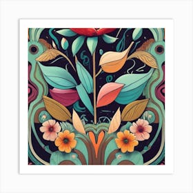 Psychedelic Art Art Print