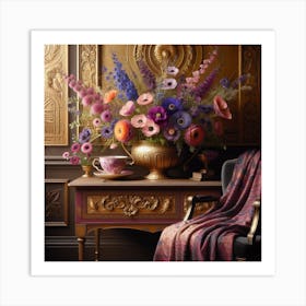 Vase Of Flowers 3 Art Print