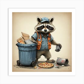 Raccoon 13 Art Print