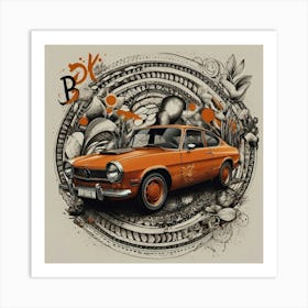 Volkswagen Beetle Art Print