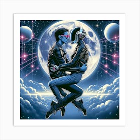 Daft Punk 7 Art Print