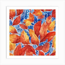 Autumn Leaves Art Print