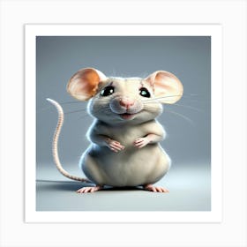 Cut Rat 1 Art Print