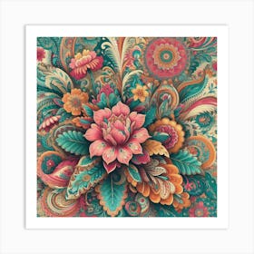 Russian Paisley Art Print