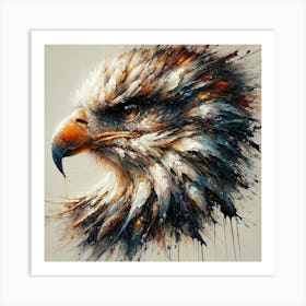 Powerful Eagle Art Print