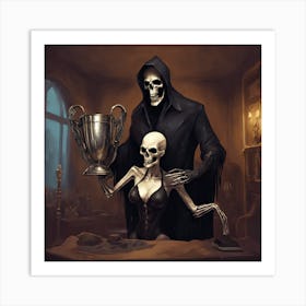 Skeletons Art Print