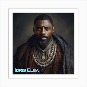 Idris Elba 4 Art Print