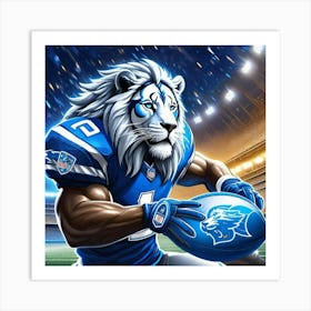 Detroit Lions 5 Art Print