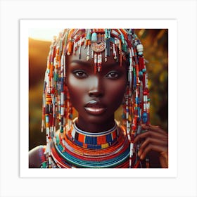 African Beauty 1 Art Print