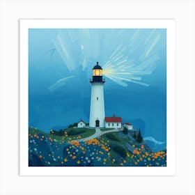 Lighthouse 45 Art Print