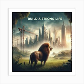 Build A Strong Life Art Print