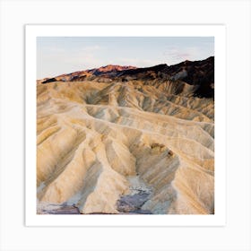 Desert Mountain Range Views Art Print