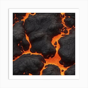 Lava Flow 19 Art Print