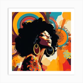 Afro Girl 29 Art Print