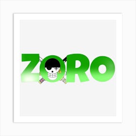 Zoro Art Print