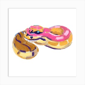 Ball Python Snake 07 Art Print