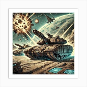 Terraform Tanks Heavy Artillery Art Print