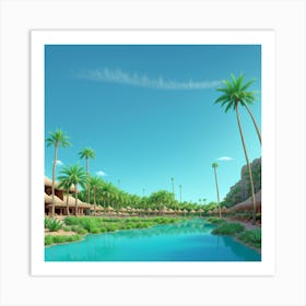 Tropical Paradise Art Print