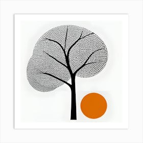 'Sunrise' Tree Of Life Abstract Art Print
