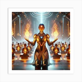 Kaida Ashheart Wisdom Of The Flame Art Print