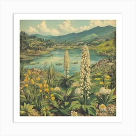 Lupins Art Art Print