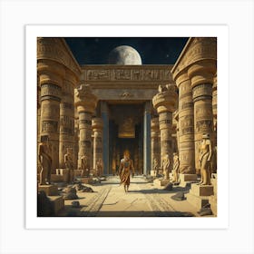 Egyptian Temple Art Print