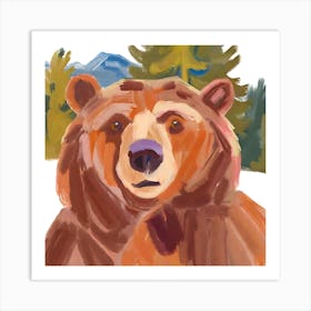 Brown Bear 02 Art Print