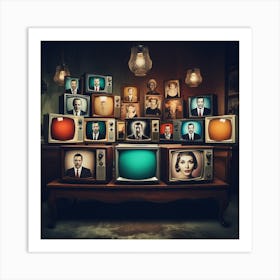 Televisions Art Print